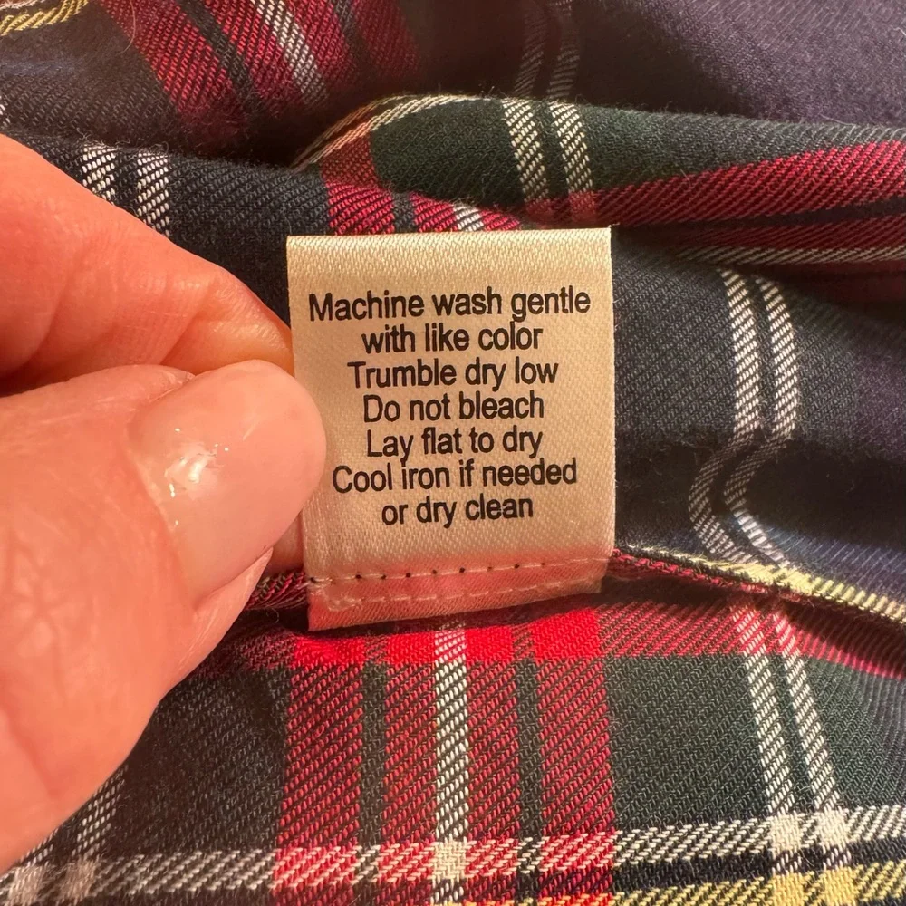Hill House Home Ellie Nap Midi Dress Tartan Plaid Med RARE HARD TO FIND Holiday - Picture 14 of 14